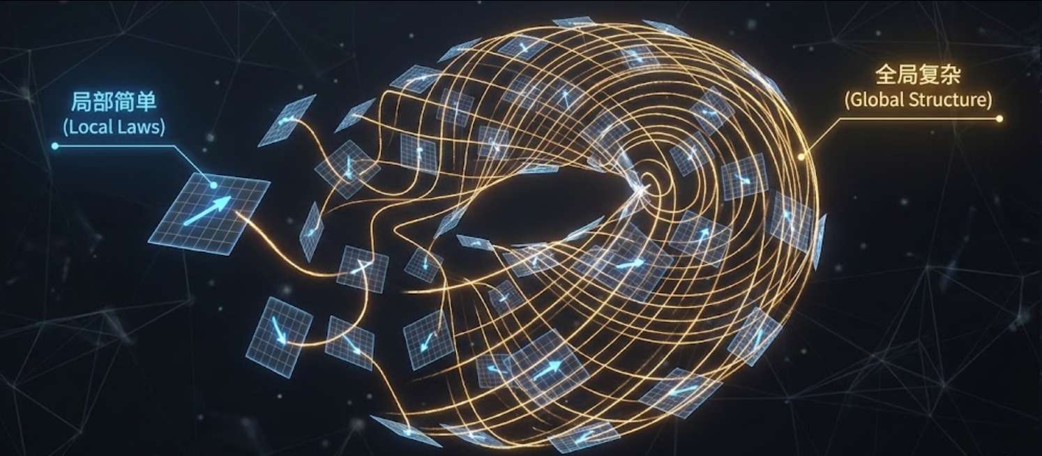 Local simple laws combine into globally complex systems.